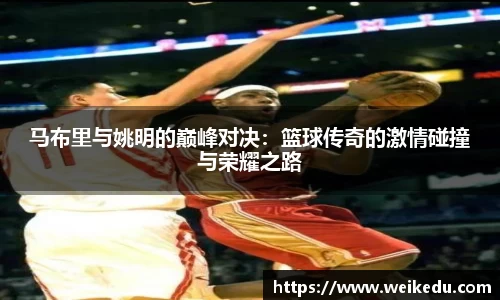 马布里与姚明的巅峰对决：篮球传奇的激情碰撞与荣耀之路