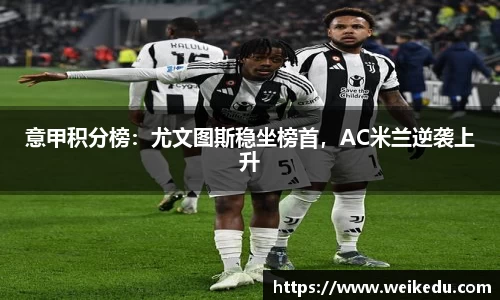 意甲积分榜：尤文图斯稳坐榜首，AC米兰逆袭上升